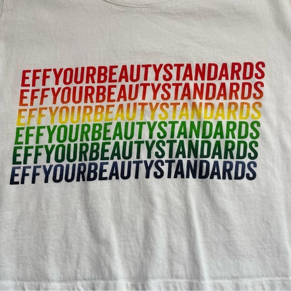 Tess Holiday “Eff Your Beauty Standards” X Fashion to Figure crop top - Picture 2 of 4